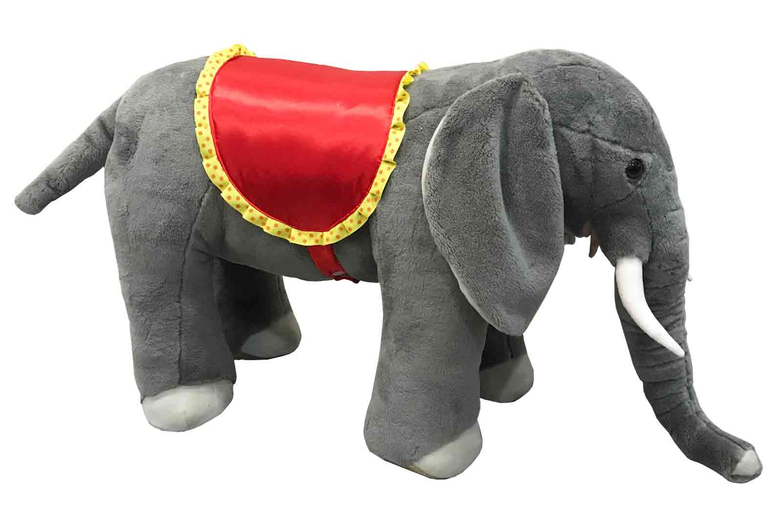 stuffed jumbo elephant